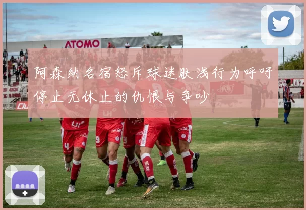 阿森纳名宿怒斥球迷肤浅行为呼吁停止无休止的仇恨与争吵